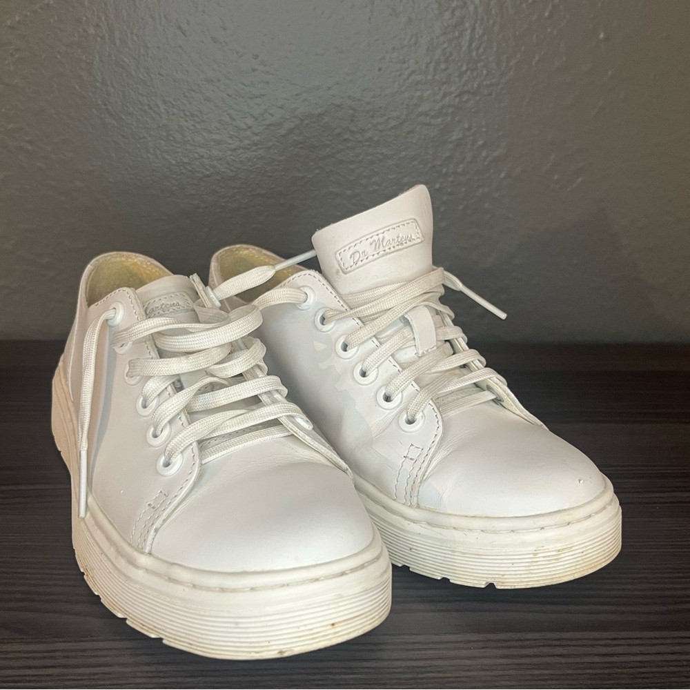 Dr. Martens Off-White Lace-Up Shoes